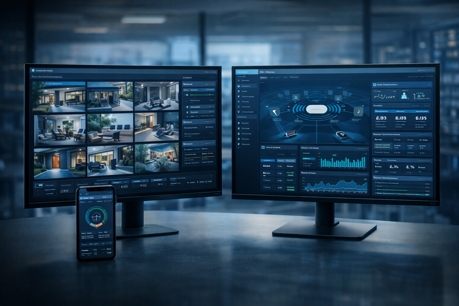 Gestión de videovigilancia y redes inalámbricas